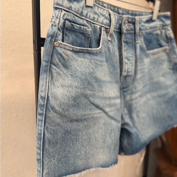 Annie Light Blue Jean Shorts - Picture 4 of 9